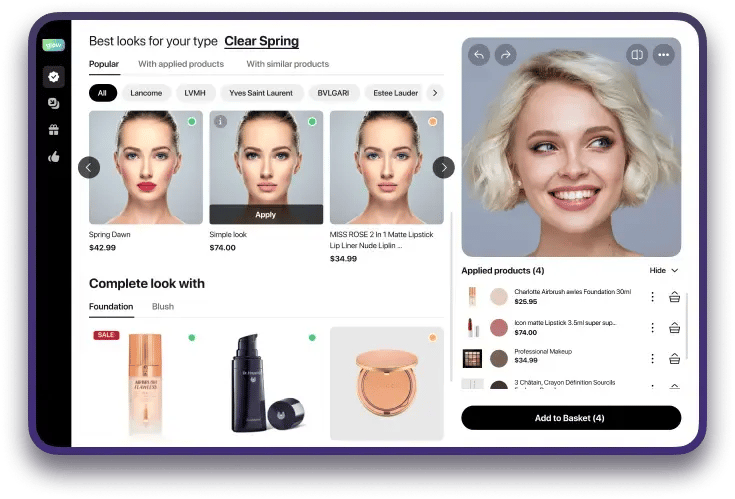 Glow Try-on Platform
